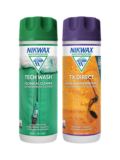 NIKWAX TWIN 2 PACK Wax and impregnation agent bundle