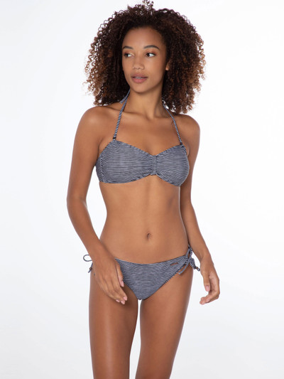 PRTBARBERA Gestreepte bandeau bikini set