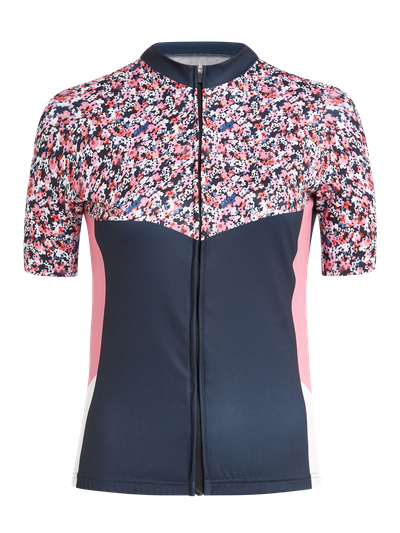 PRTCACAO Floral cycling shirt short sleeve