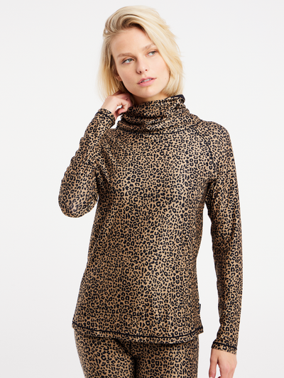 PRTTRISH Leopard thermal top