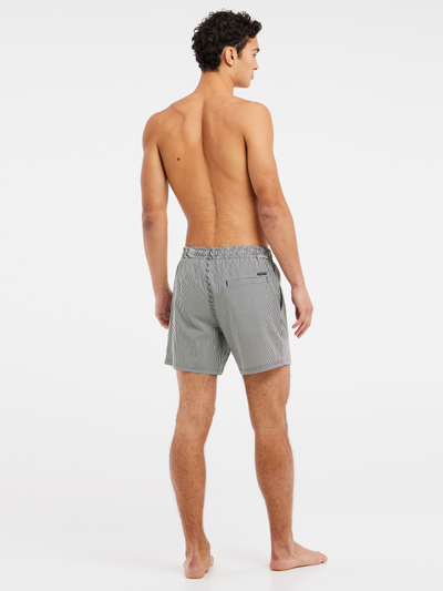 PRTMANAMA Striped short swim shorts