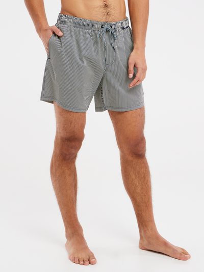 PRTMANAMA Striped short swim shorts