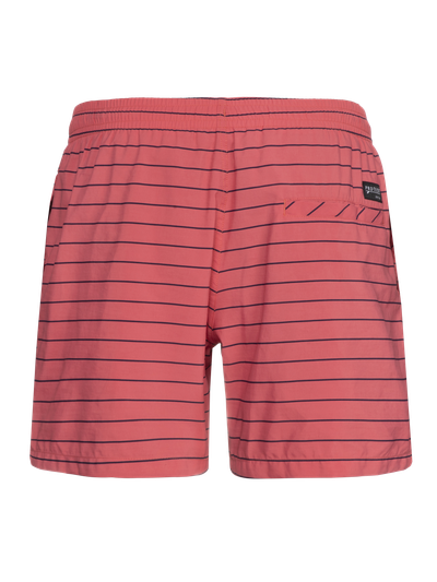 SHARIF Striped short swim shorts