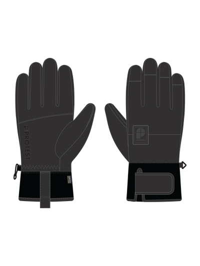 PRTNorman Leather ski gloves