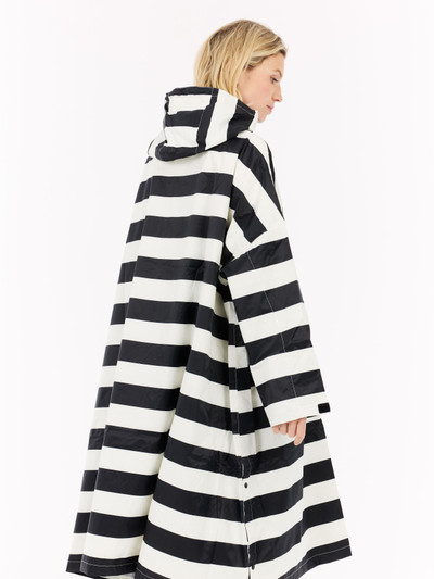PRTLaugh Striped outdoor rain poncho