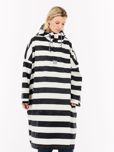 PRTLaugh Striped outdoor rain poncho