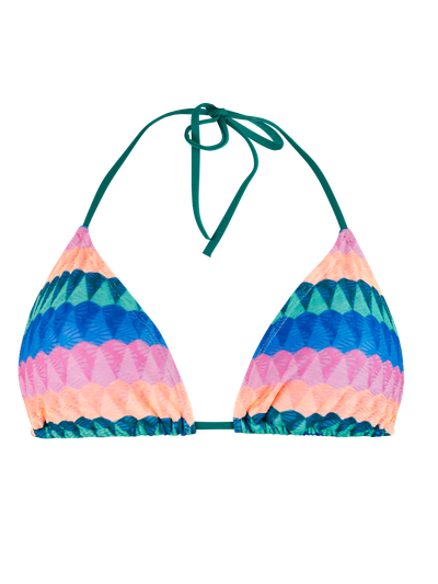 PRTExit Gestreifte Triangel-Bikini-Set