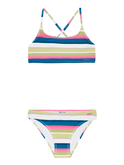 PRTWirl JR Gestreepte bralette bikini set