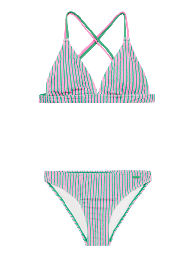 PRTTica JR Gestreepte triangel bikini set