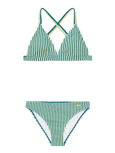 PRTTica JR Gestreepte triangel bikini set