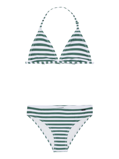 PRTMicky JR Gestreepte triangel bikini set