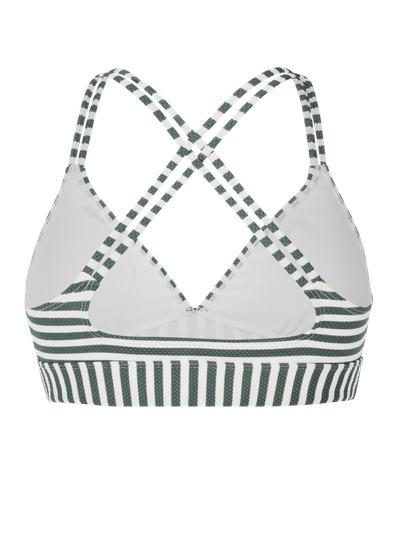 MIXSuperol Gestreepte triangel bikini top