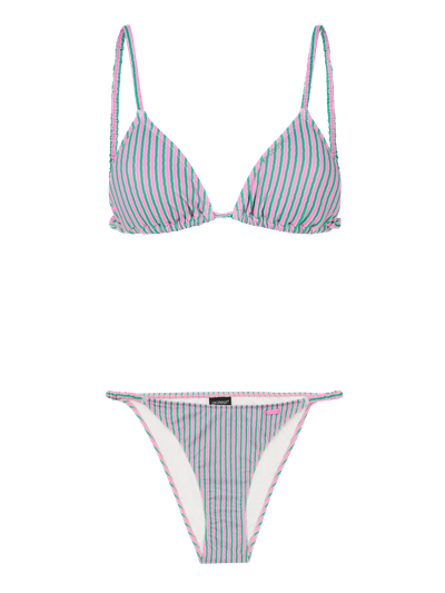 PRTChip Gestreepte triangel bikini set