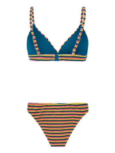 PRTElzi Gestreepte triangel bikini set
