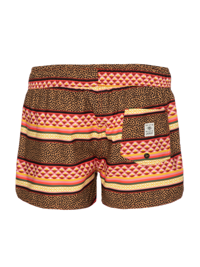 IMAN JR Leopard swim shorts
