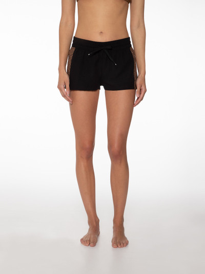 GISELA Leopard swim shorts