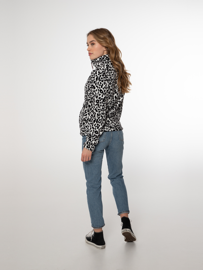 PACO 21 Leopard fleece zip up