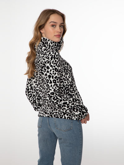 PACO 21 Leopard fleece zip up
