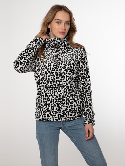 PACO 21 Leopard fleece zip up