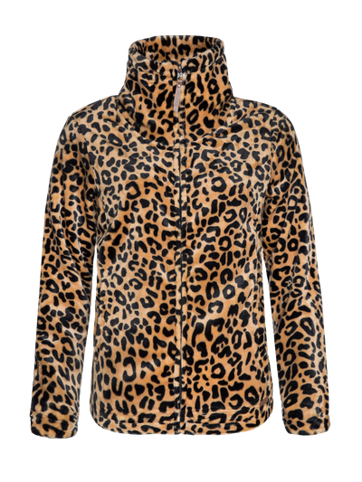 PACO 21 Leopard Fleecejacke