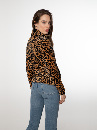 PACO 21 Leopard Fleecejacke