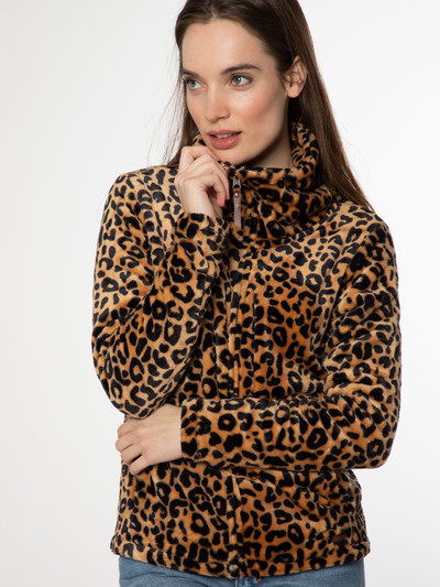 PACO 21 Leopard Fleecejacke