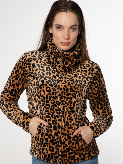 PACO 21 Leopard Fleecejacke