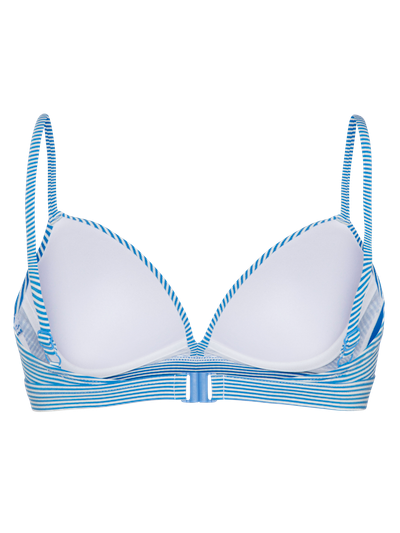 MIXADAIR Gestreifter Triangel-Bikini Oberteil
