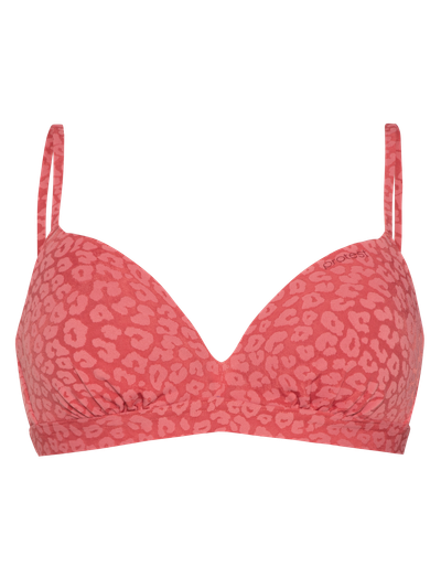 MIXTARA Leopard triangle bikini top