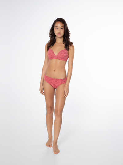 MIXTARA Leopard triangle bikini top