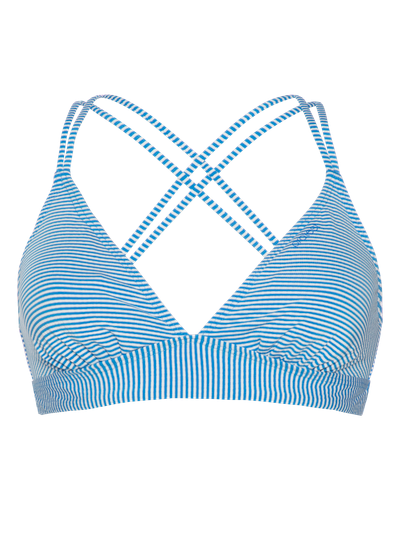 MIXSUPERS Gestreepte triangel bikini top