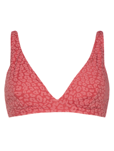 MIXPEARL Leopard-Triangel-Bikini-Oberteil