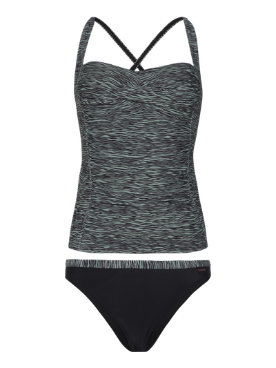 PRTCHELLO Zebra tankini set