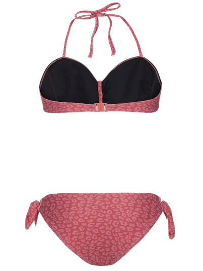 PRTINGE Panter bandeau bikini set