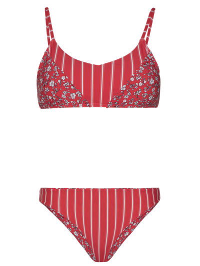 PRTTERESA Floral bralette bikini set
