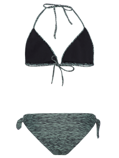 PRTIQUITOS Zebra-Triangel-Bikini-Set