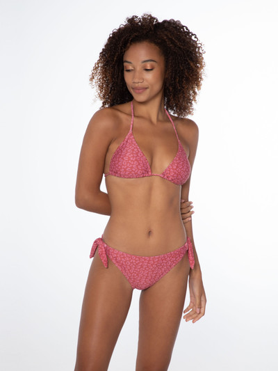PRTIQUITOS Leopard triangle bikini set