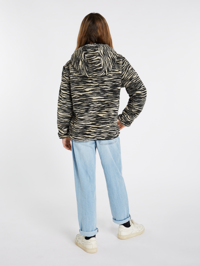 PRTHOSTAR JR Zebra-Fleece-Sweatjacke
