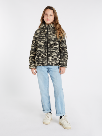 PRTHOSTAR JR Zebra-Fleece-Sweatjacke