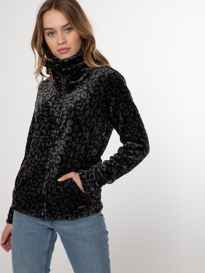 PRTPACO Leopard fleece zip up