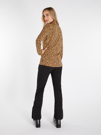 PRTVIOLET Leopard mid layer
