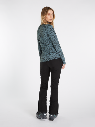 PRTVIOLET Leopard mid layer