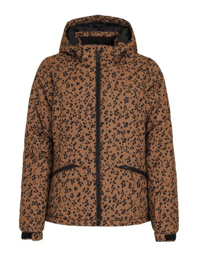 PRTSNOWDROPS Leopard ski jacket