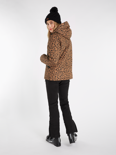 PRTSNOWDROPS Leopard ski jacket