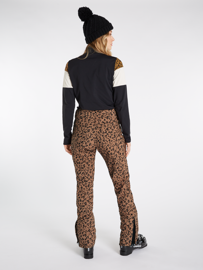 PRTANGLE Leopard ski trousers