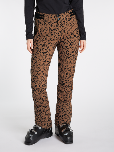 PRTANGLE Leopard ski trousers