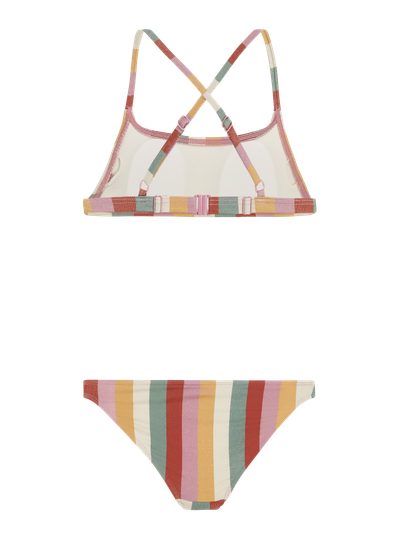 PRTALLEY JR Striped bralette bikini