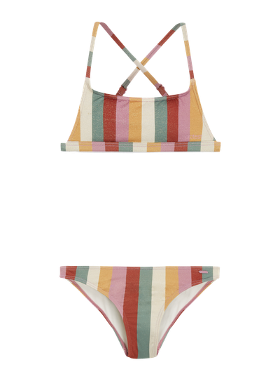 PRTALLEY JR Striped bralette bikini