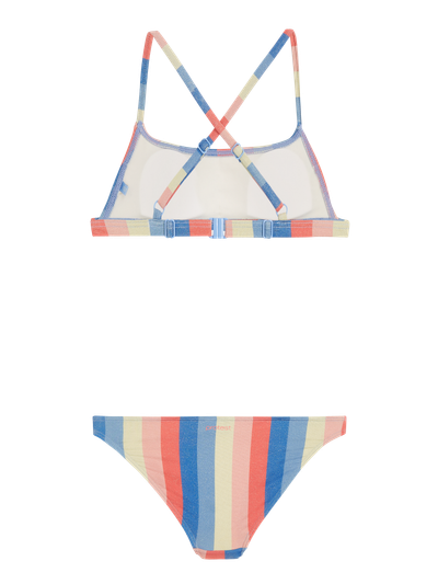 PRTALLEY JR Striped bralette bikini