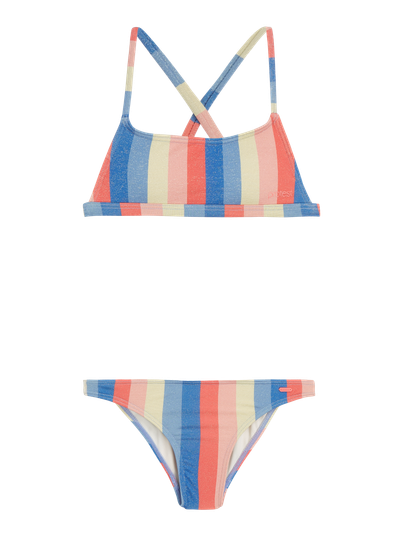 PRTALLEY JR Striped bralette bikini